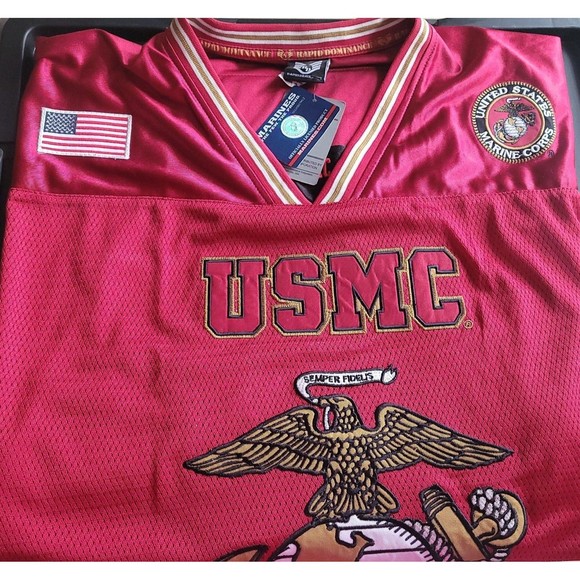 Rapid Dominance R11-MAR-CAR-04 Football Jerseys, USMC, Cardinal, Extra Large - Picture 4 of 8